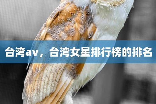 台湾av，台湾女星排行榜的排名