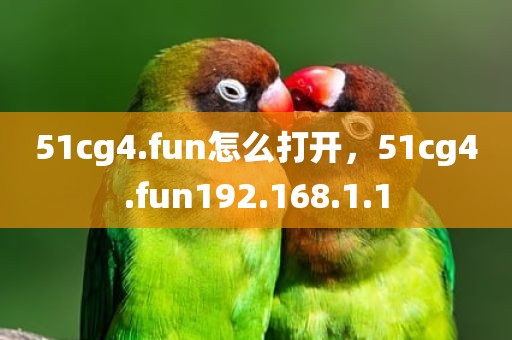 51cg4.fun怎么打开，51cg4.fun192.168.1.1