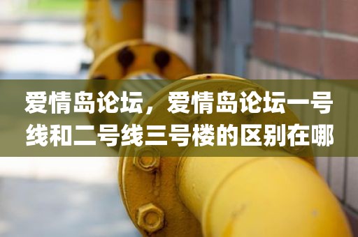 爱情岛论坛，爱情岛论坛一号线和二号线三号楼的区别在哪