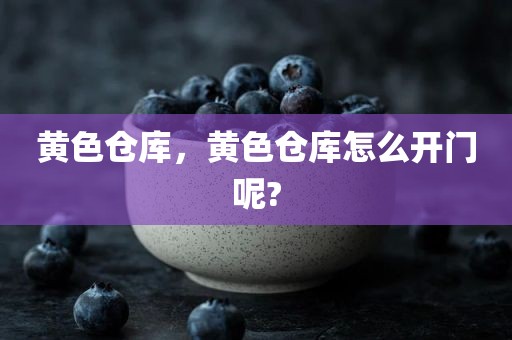 黄色仓库，黄色仓库怎么开门呢?