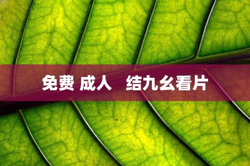 免费 成人   结九幺看片