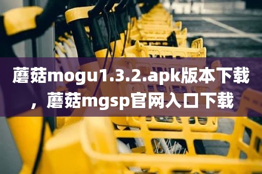 蘑菇mogu1.3.2.apk版本下载，蘑菇mgsp官网入口下载