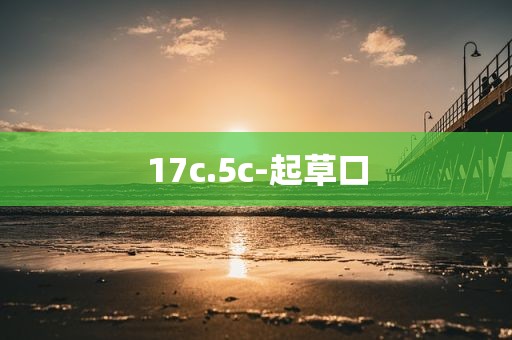 17c.5c-起草口
