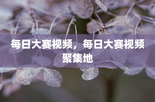 每日大赛视频，每日大赛视频聚集地