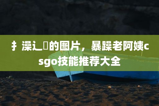 扌澡辶畐的图片，暴躁老阿姨csgo技能推荐大全