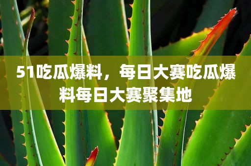 51吃瓜爆料，每日大赛吃瓜爆料每日大赛聚集地