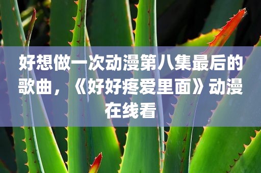 好想做一次动漫第八集最后的歌曲，《好好疼爱里面》动漫在线看