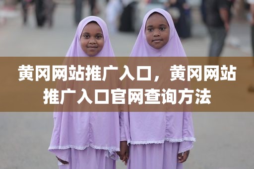 黄冈网站推广入口，黄冈网站推广入口官网查询方法