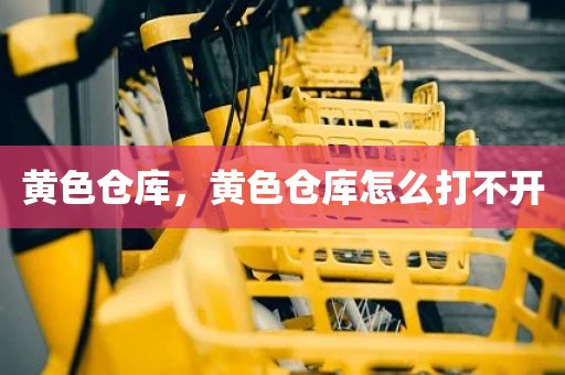 黄色仓库，黄色仓库怎么打不开