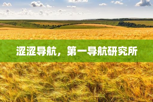 涩涩导航，第一导航研究所