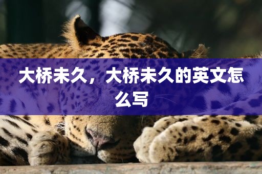 大桥未久，大桥未久的英文怎么写