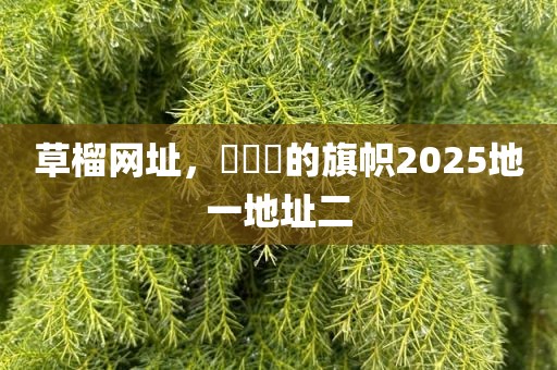 草榴网址，逹葢薾的旗帜2025地一地址二