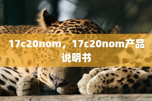 17c20nom，17c20nom产品说明书