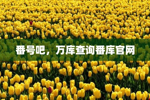 番号吧，万库查询番库官网