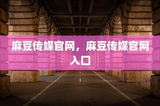 麻豆传媒官网，麻豆传媒官网入囗