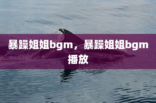 暴躁姐姐bgm，暴躁姐姐bgm播放