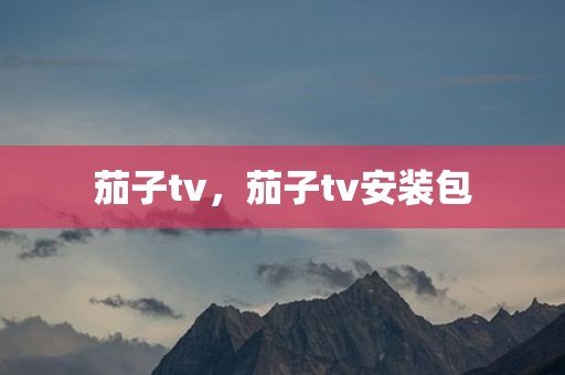 茄子tv，茄子tv安装包