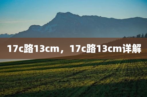 17c路13cm，17c路13cm详解