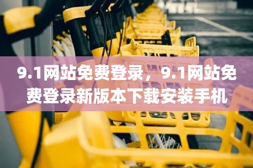 9.1网站免费登录，9.1网站免费登录新版本下载安装手机
