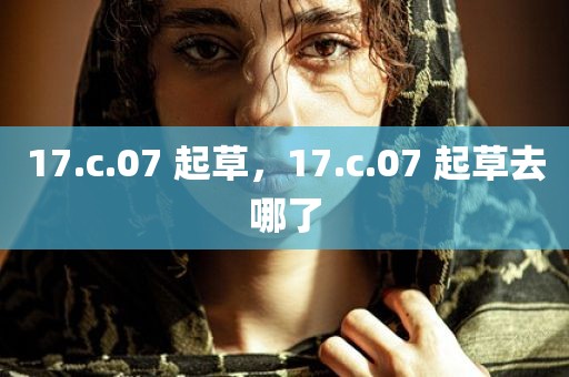 17.c.07 起草，17.c.07 起草去哪了
