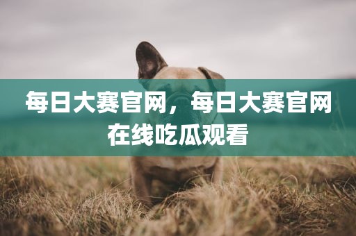 每日大赛官网，每日大赛官网在线吃瓜观看
