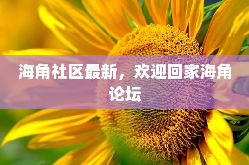 海角社区最新，欢迎回家海角论坛