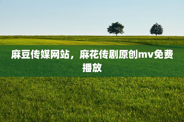 麻豆传媒网站，麻花传剧原创mv免费播放