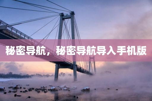 秘密导航，秘密导航导入手机版