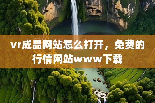 vr成品网站怎么打开，免费的行情网站www下载