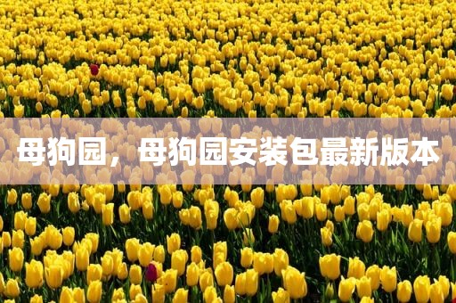 母狗园，母狗园安装包最新版本