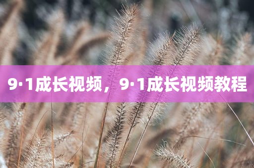 9·1成长视频，9·1成长视频教程