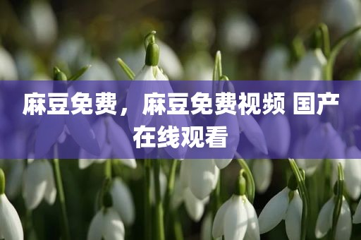 麻豆免费，麻豆免费视频 国产在线观看