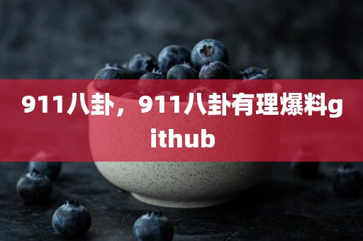 911八卦，911八卦有理爆料github