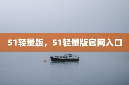 51轻量版，51轻量版官网入口