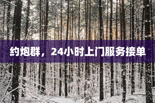 约炮群，24小时上门服务接单