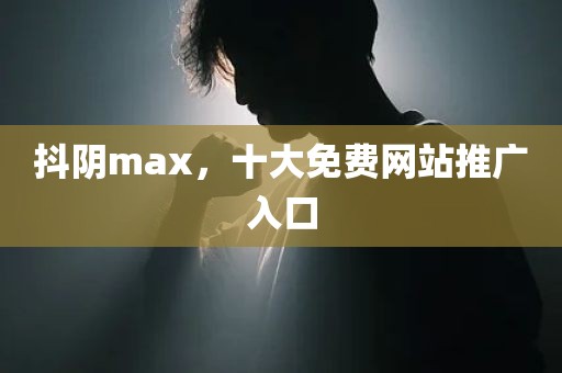 抖阴max，十大免费网站推广入口