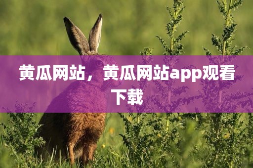 黄瓜网站，黄瓜网站app观看下载