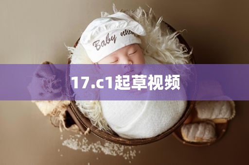 17.c1起草视频