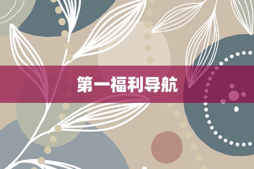 第一福利导航
