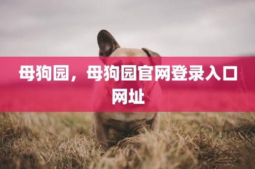 母狗园，母狗园官网登录入口网址