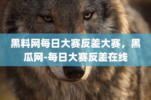 黑料网每日大赛反差大赛，黑瓜网-每日大赛反差在线