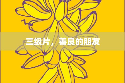 三级片，善良的朋友