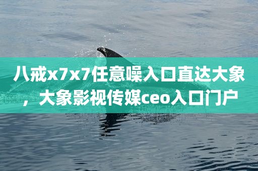八戒x7x7任意噪入口直达大象，大象影视传媒ceo入口门户