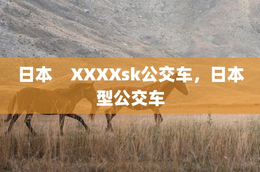 日本    XXXXsk公交车，日本型公交车