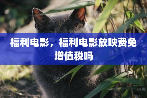 福利电影，福利电影放映费免增值税吗