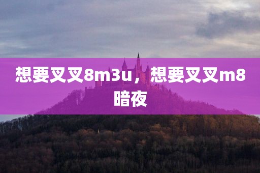 想要叉叉8m3u，想要叉叉m8暗夜