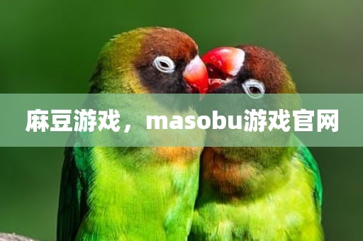 麻豆游戏，masobu游戏官网