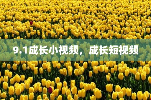9.1成长小视频，成长短视频