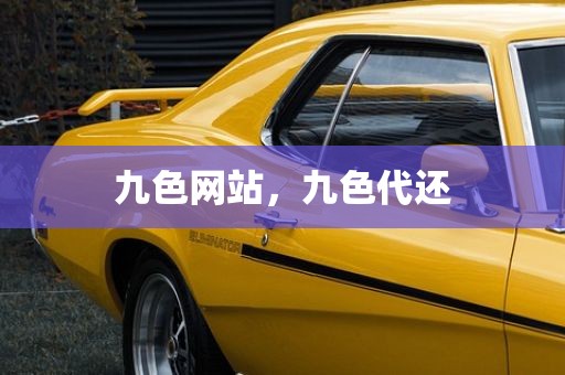 九色网站，九色代还