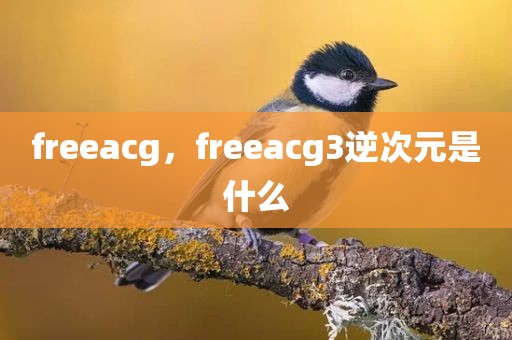 freeacg，freeacg3逆次元是什么